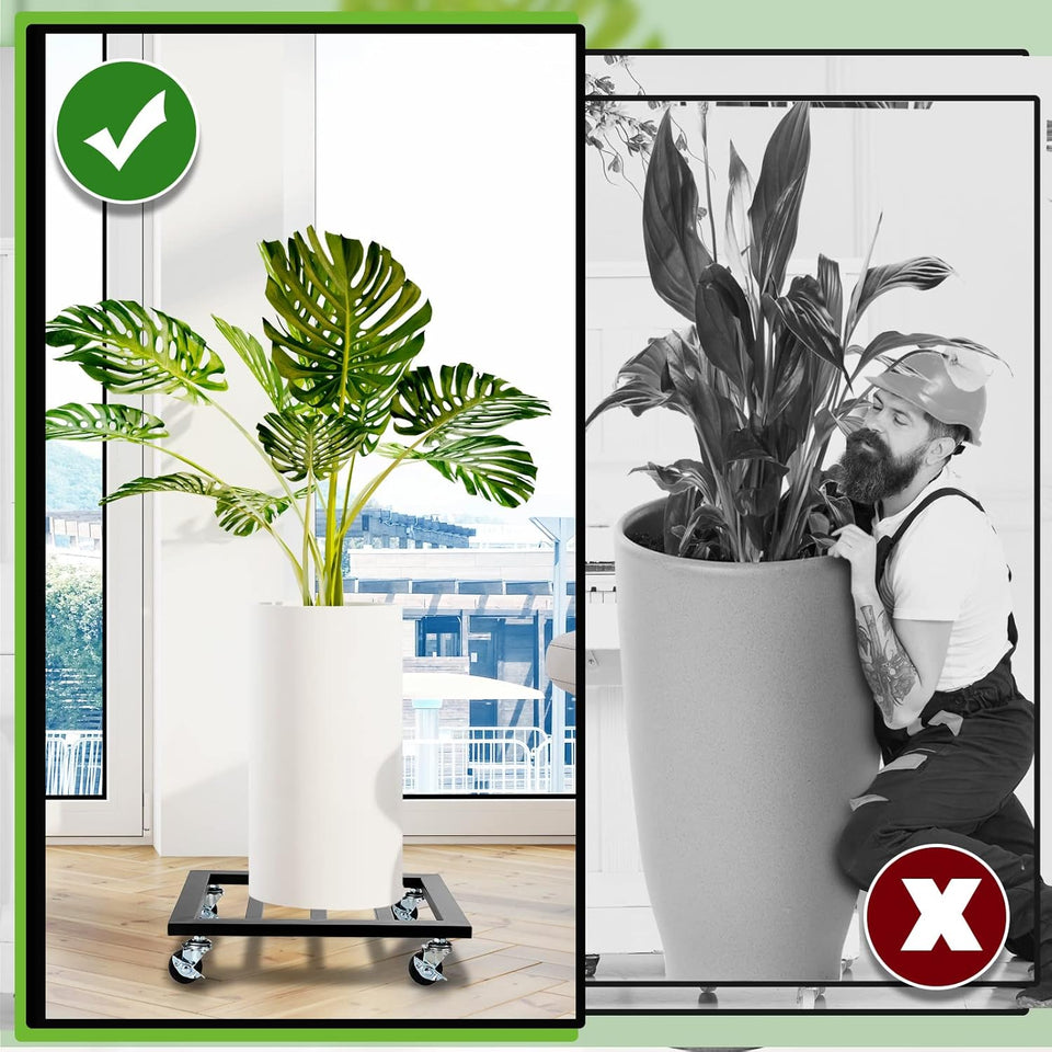 Caddy with Heavy Duty Wheel Plant Stand