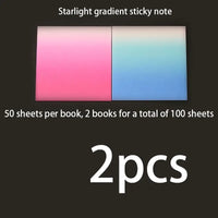 Glitter Transparent Sticky Notes
