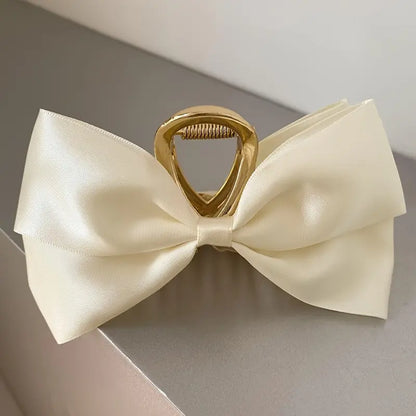 Women's Elegant Butterfly Hair Claw Clip with Bow