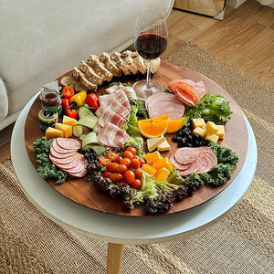 Wooden Turntable Serving Tray