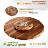 Wooden Turntable Serving Tray