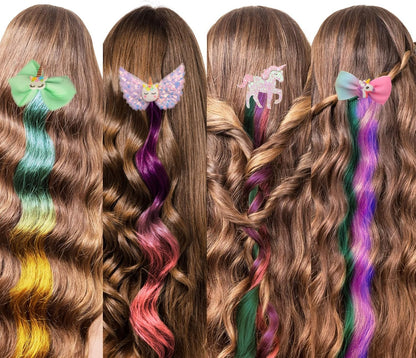 Little World Curly Hair Clips for Girls ( Pair)