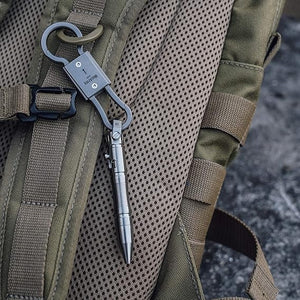 Mini Titanium Bolt Action Tactical Keychain Pen