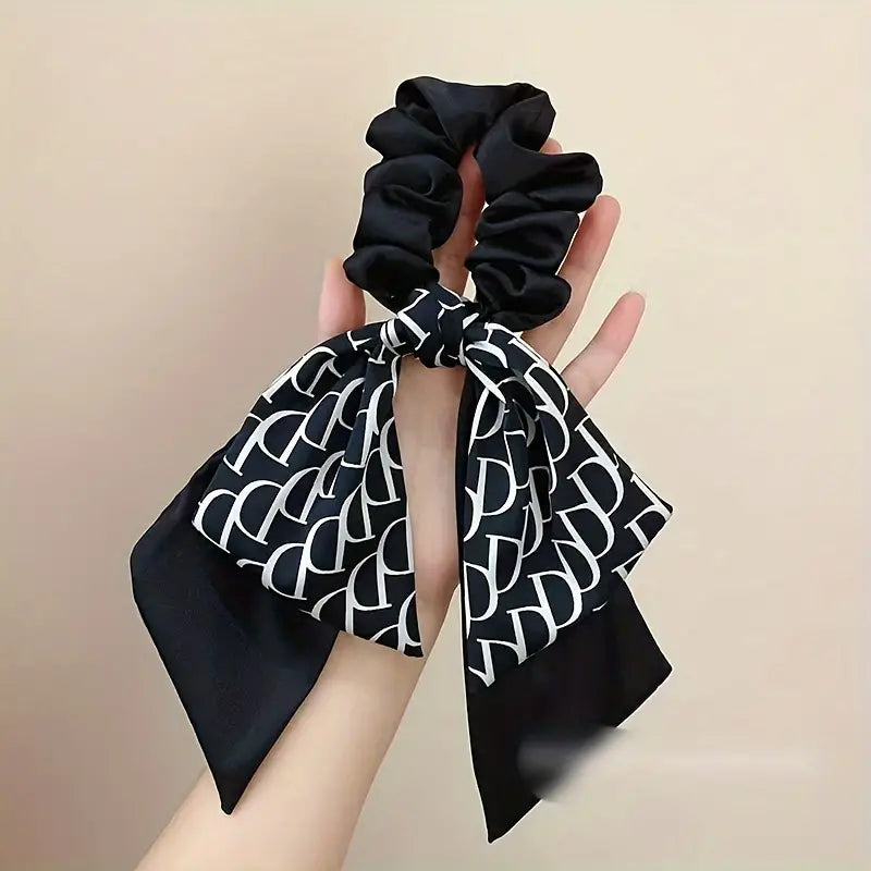 Bow Headband Hair Tie Women's Ponytail