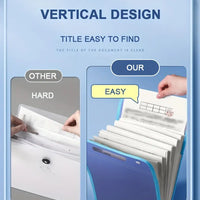 13-Pocket,Portable,Durable File Bag Organizer