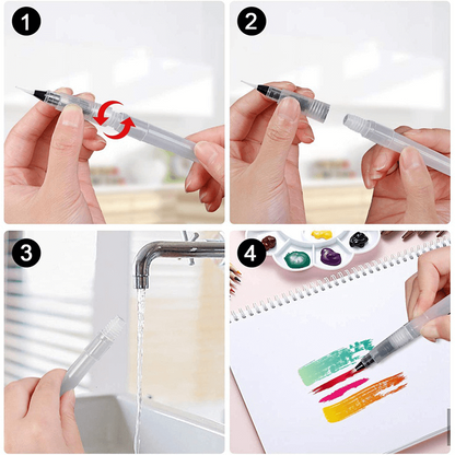 Refillable Water Brush Pen