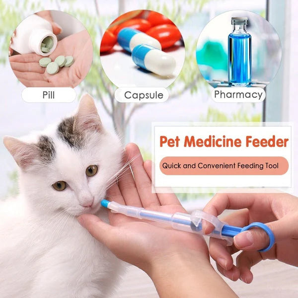 Pet Pill Dispenser And Liquid Medicine Feeder