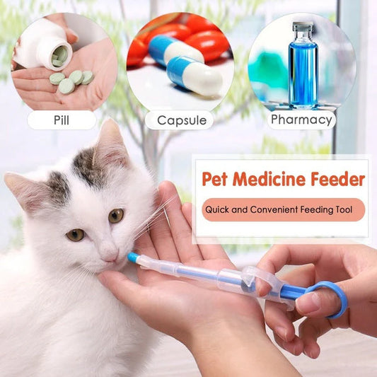Pet Pill Dispenser And Liquid Medicine Feeder