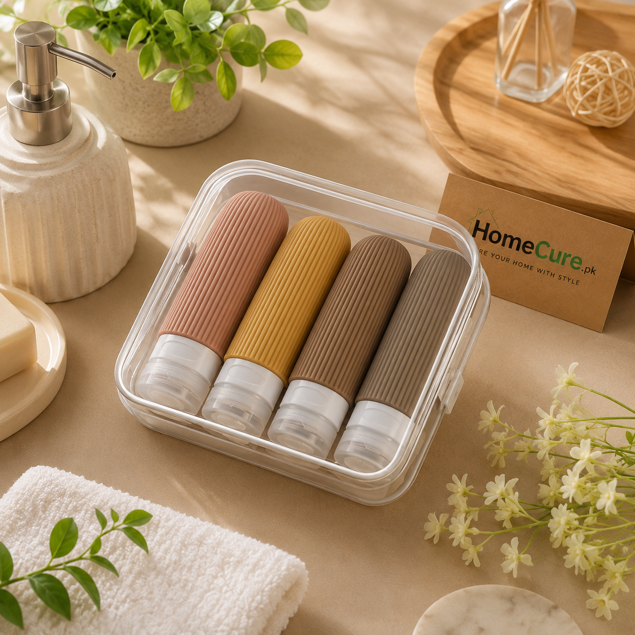 90ml Silicone Travel Bottle Set