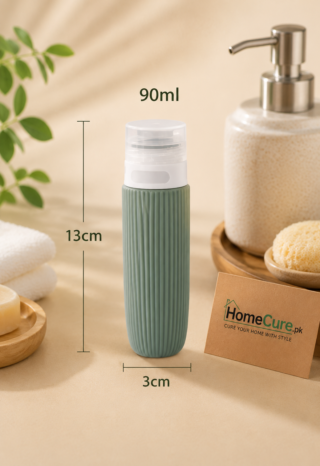 90ml Silicone Travel Bottle Set