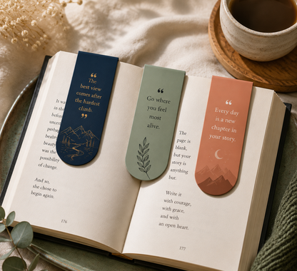 Magnetic Bookmark Set 📚✨