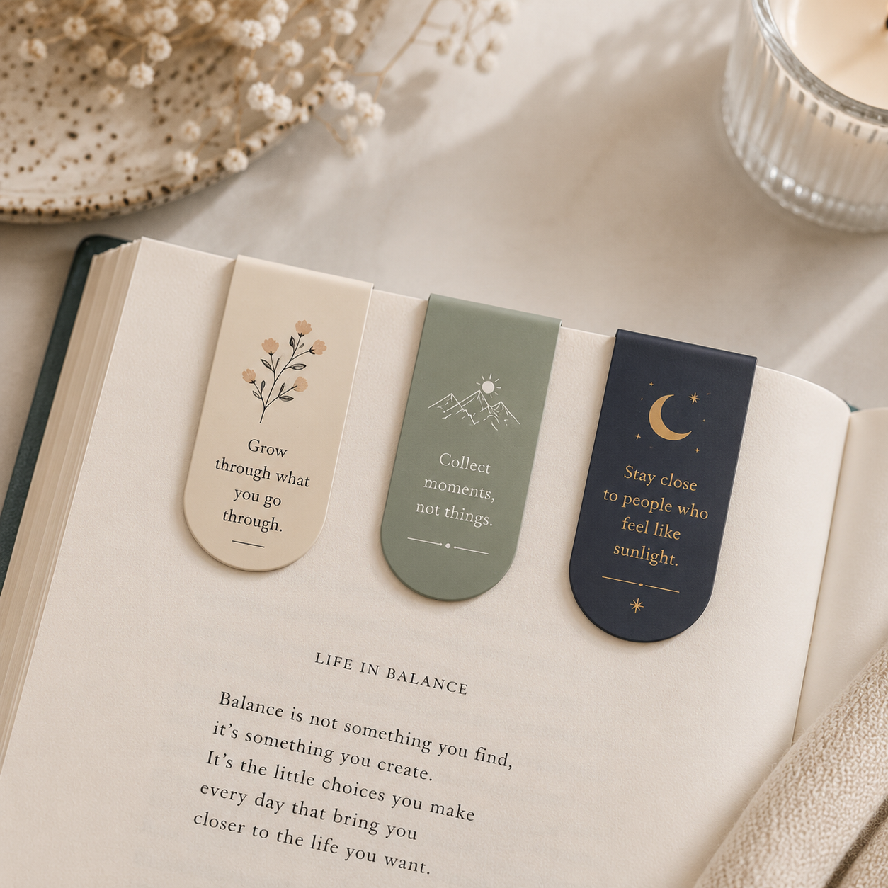 Magnetic Bookmark Set 📚✨