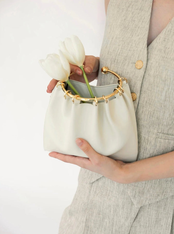 Luxury Ring Handle Bag