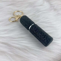 Rhinestone Perfume Bottle Keychains