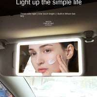 Adjustable LED Car Mirror