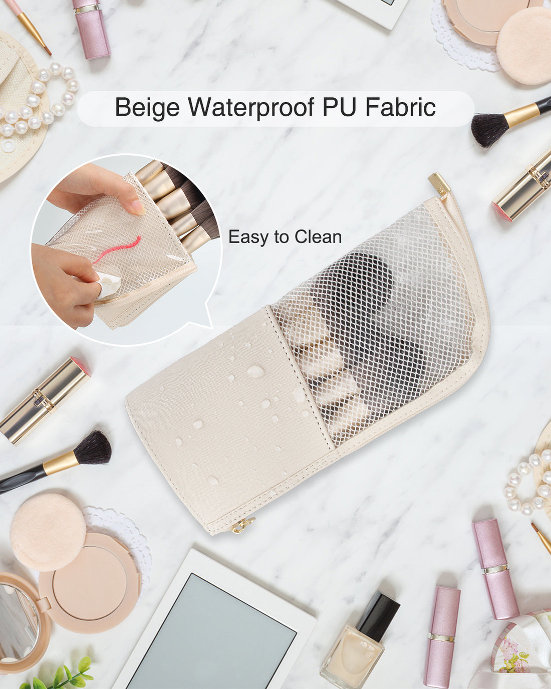 Stand-Up Makeup Brush Holder