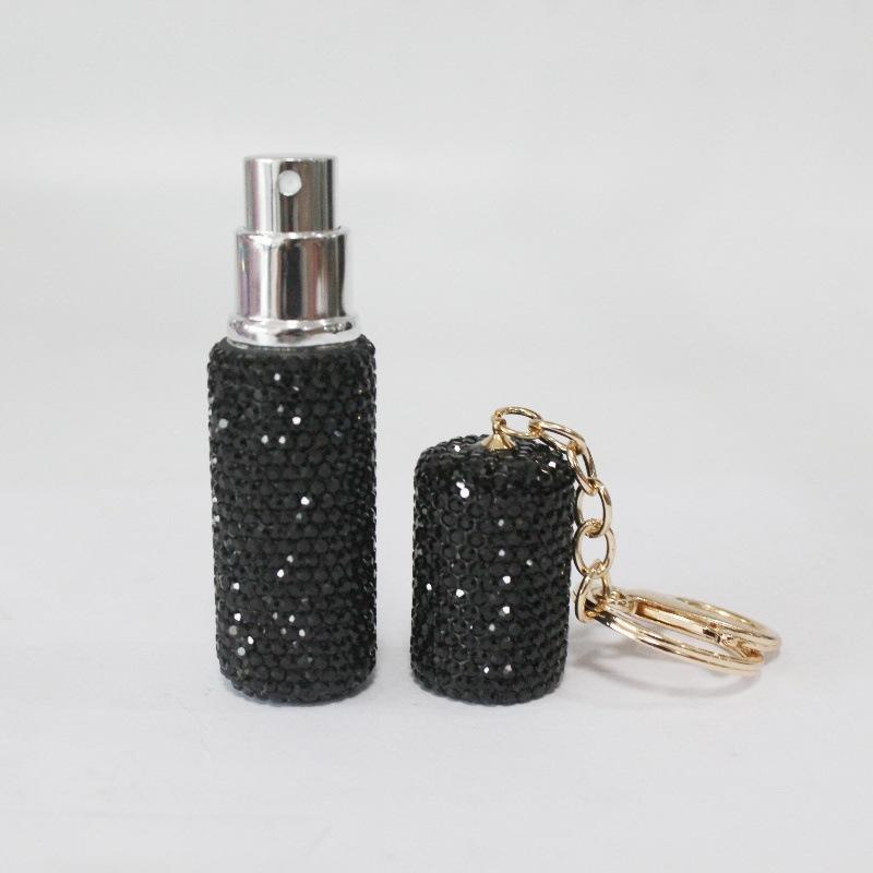 Rhinestone Perfume Bottle Keychains