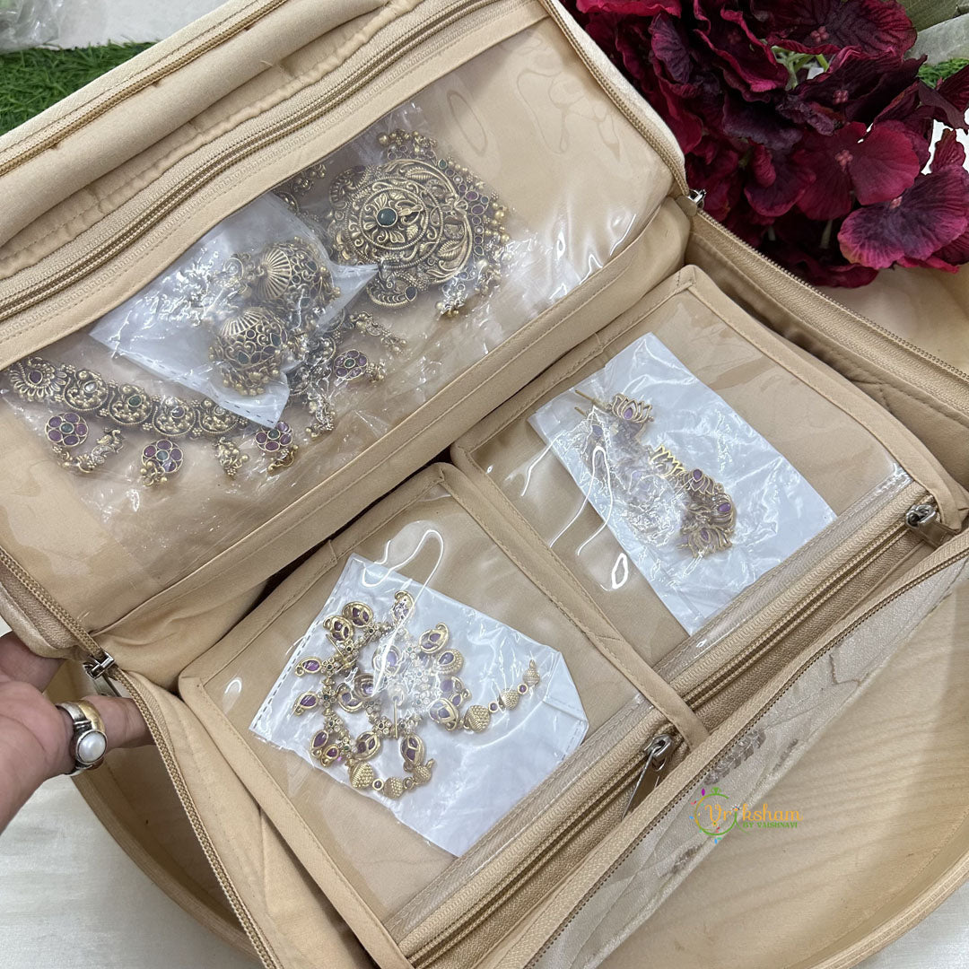 Jewelry Organizer Bags with Pouches