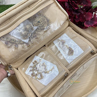 Jewelry Organizer Bags with Pouches