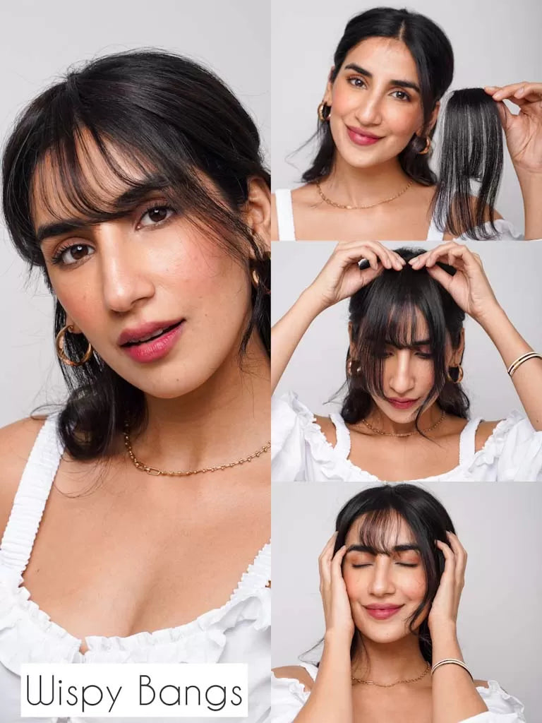 Wispy Clip-In Bangs
