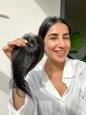 Clip-In Hair Topper with Bang