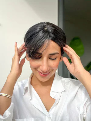 Clip-In Hair Topper with Bang