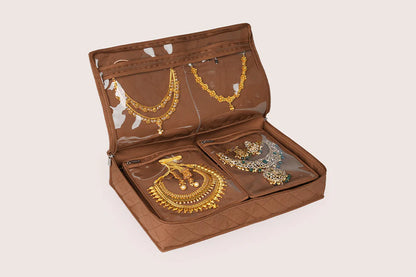 Chocolate-Colored Large Jewellery Organiser