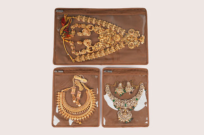 Chocolate-Colored Large Jewellery Organiser