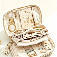 Ultra-Slim Soft Travel Jewelry Organizer Case