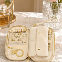 Ultra-Slim Soft Travel Jewelry Organizer Case