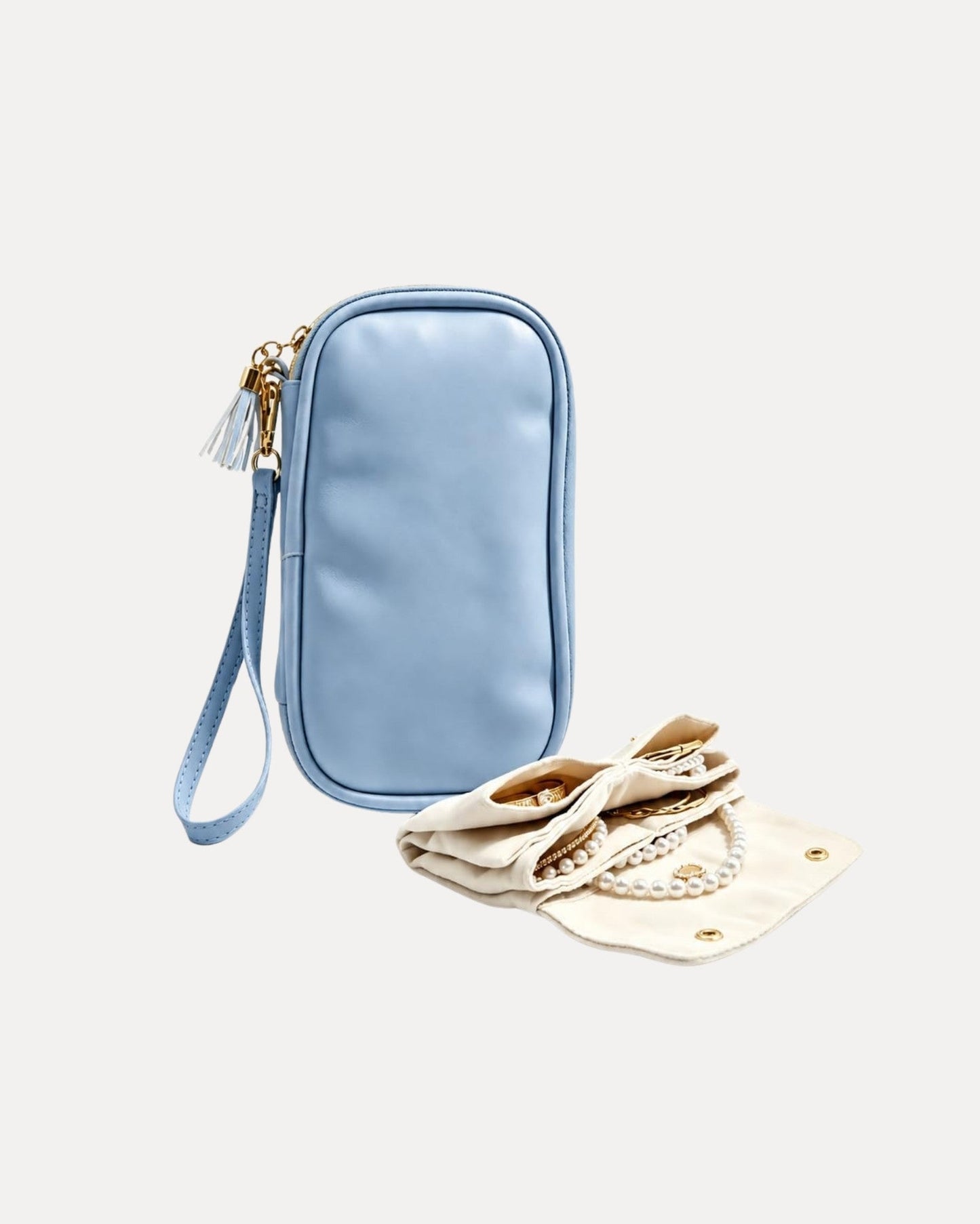 Ultra-Slim Soft Travel Jewelry Organizer Case