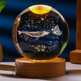 3D Crystal Planet Night Light Ball