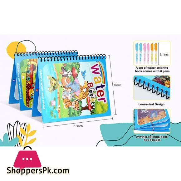 Reusable Watercolor Activity Book