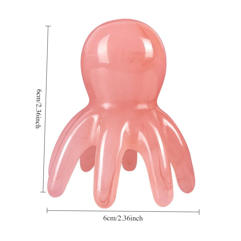 Premium Octopus Head Massager Comb