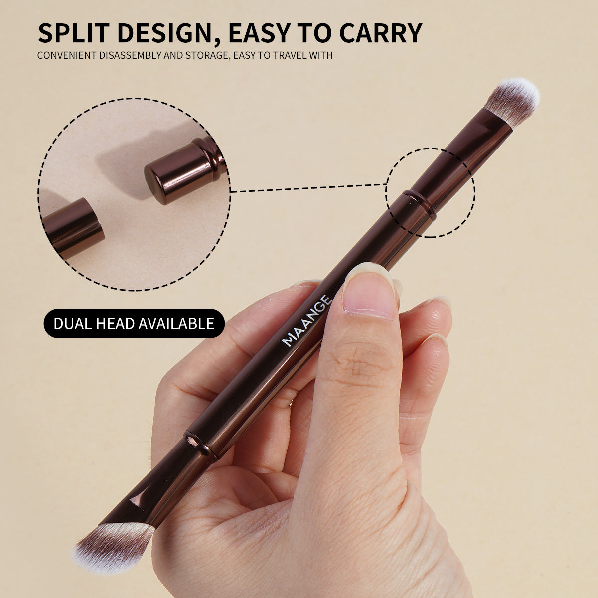 Professional Eye Makeup Kit With Detachable Heads