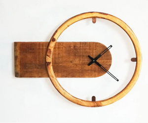 Minimal Wooden Wall Clock