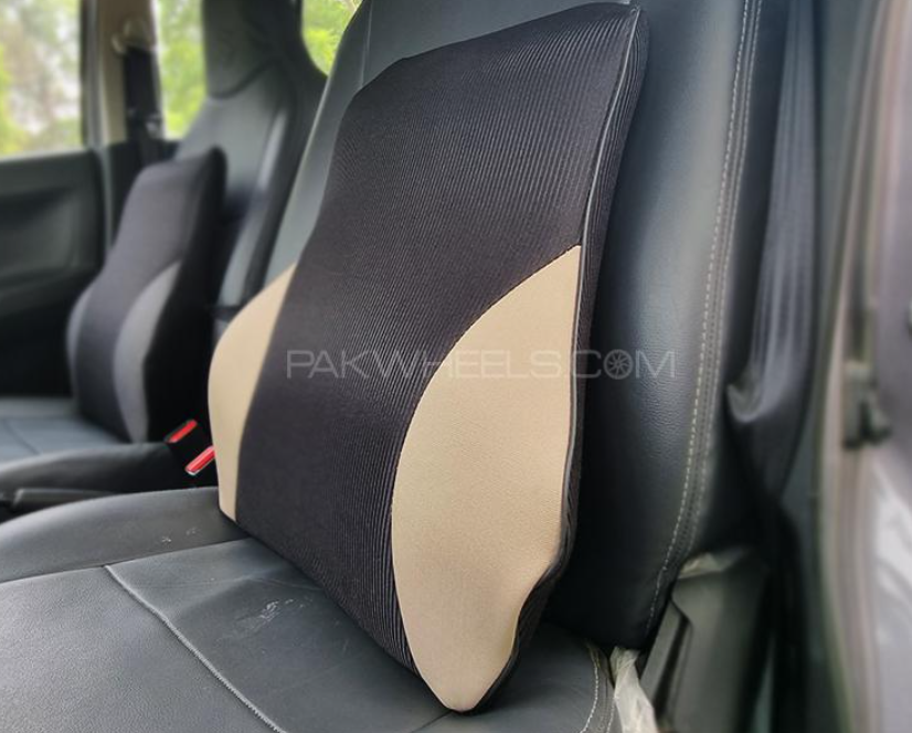 Car Seat Back Rest Long Cushion Beige