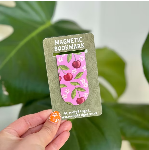 Primary Blooms magnetic bookmark