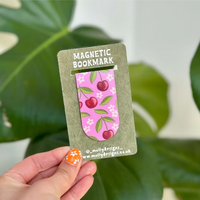 Primary Blooms magnetic bookmark