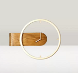Minimal Wooden Wall Clock