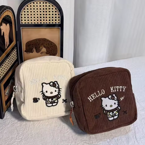 Multifunctional Embroidered Makeup Bag