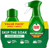 Fairy Skip the Soak Power Spray Lemon