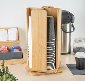 Classic Revolving Coffee Cup and Lid Organizer