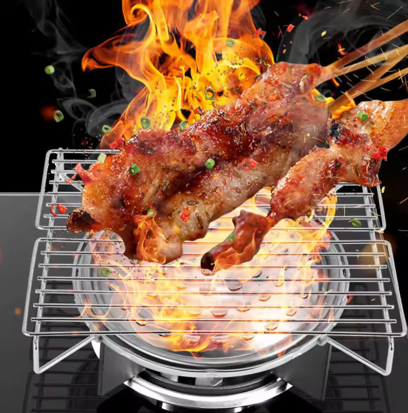 Elegant Stainless Steel BBQ Furnace