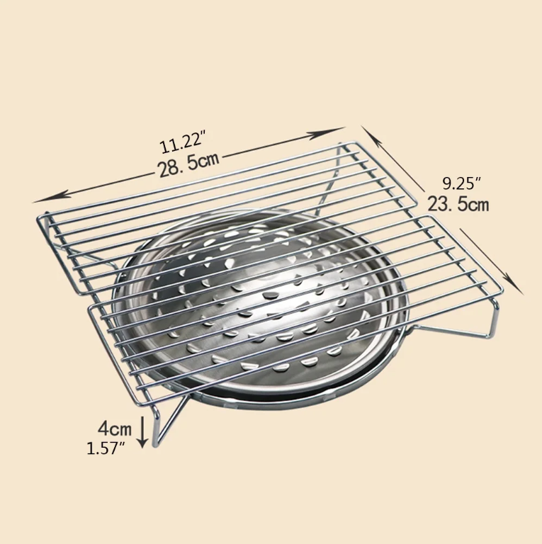 Elegant Stainless Steel BBQ Furnace