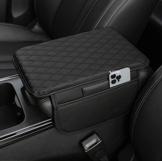 Leather Car Armrest Cover