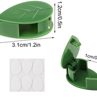 Leaf-Shaped Plant Climbing Wall Fixture Clips