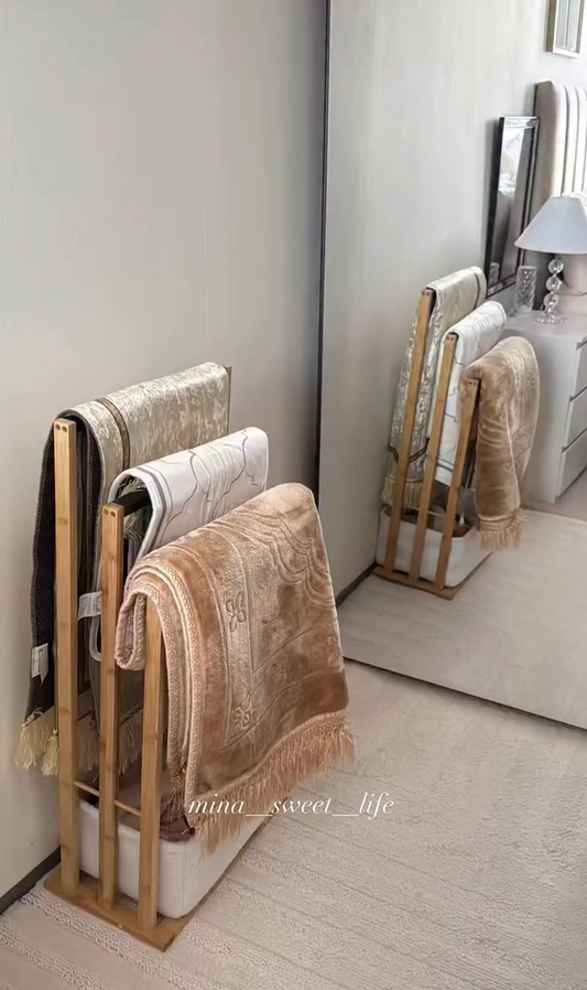 Luxury 3-Tier Prayer Mat Holder