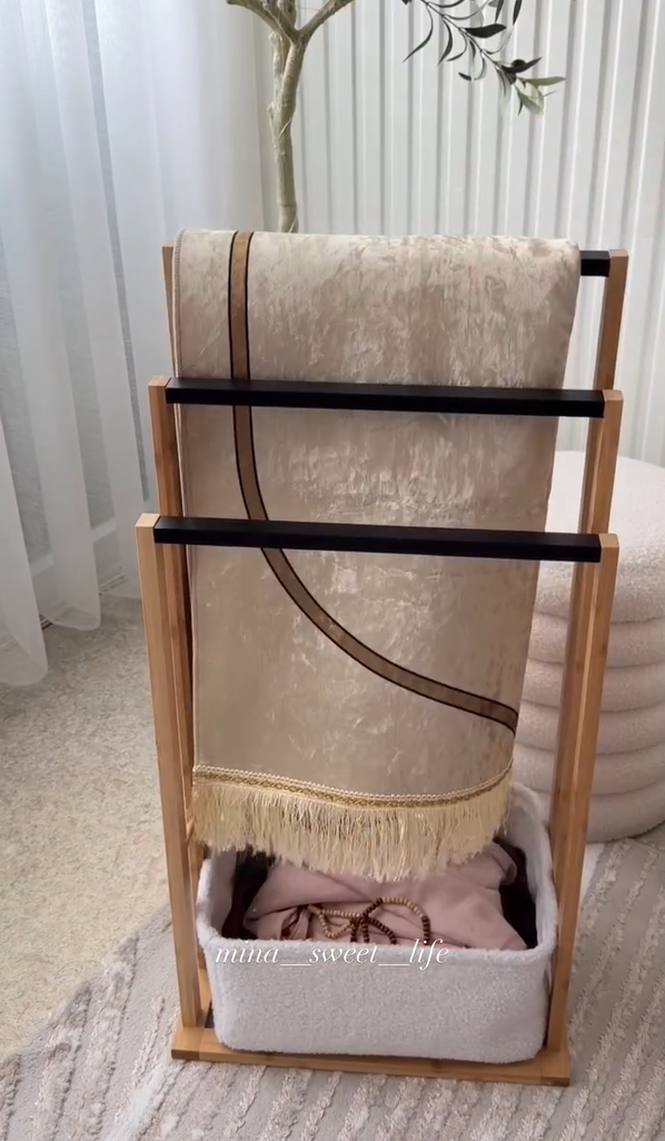 Luxury 3-Tier Prayer Mat Holder