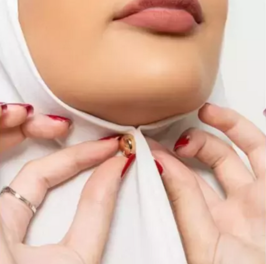 Hijab Scarf Round Magnetic Pins
